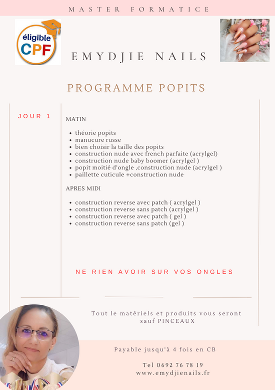 Formation popits le 6 aout 2024